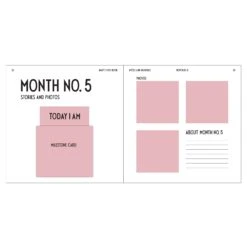 Design Letters My First Year Book -Beste Meubel Winkel 26532 02 04 5800217c25