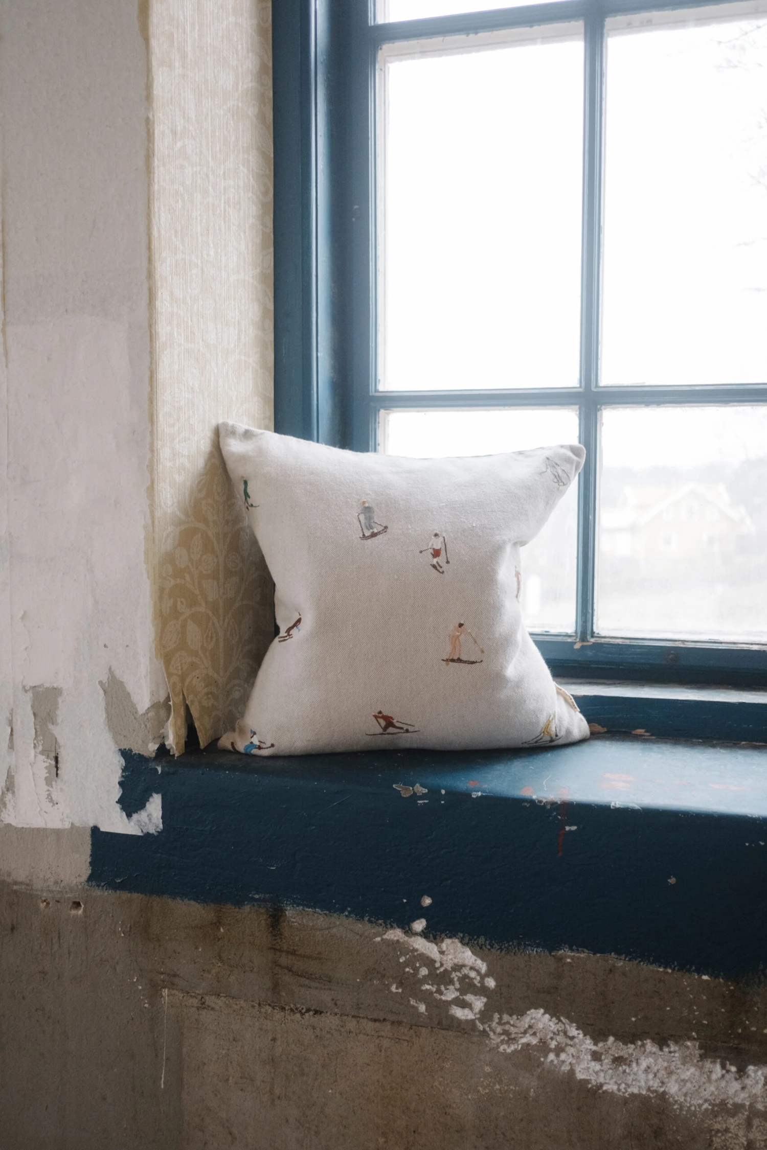 Skiers Kussenhoes 48x48 Cm 5 Skiers Kussenhoes 48x48 Cm - Afbeelding 5